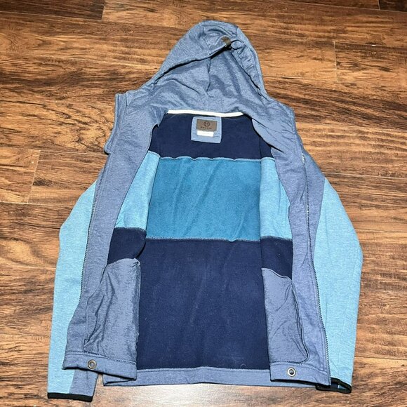 Kazane Hoodied Jacket Blue Men’s Size Medium - Picture 4 of 8